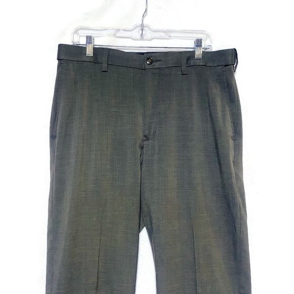 Savane Dress Pants Men's Size 34x30 Polyester Brown - Picture 5 of 7